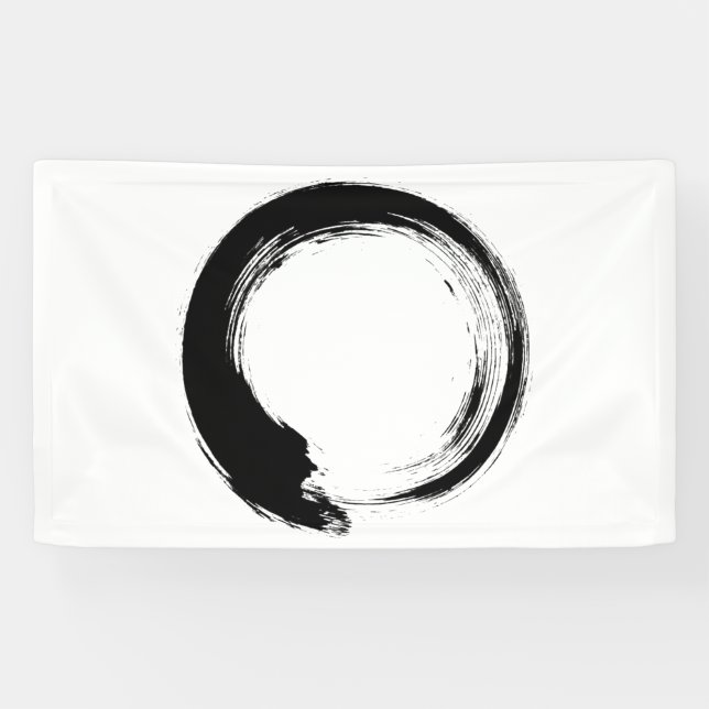 Enso Zen Circle Banner (Horizontal)