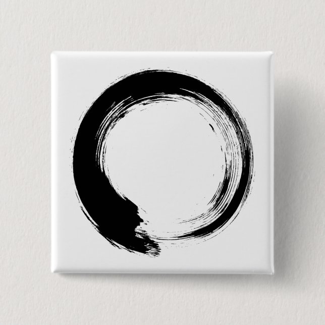 Enso Zen Circle Button (Front)