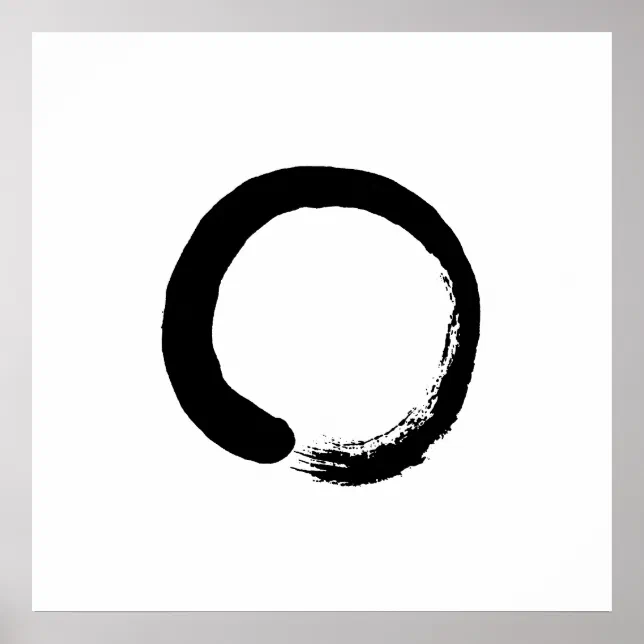 Ens Zen Circle Calligraphy Poster Zazzle ens-zen-circle-calligraphy-poster-zazzle
