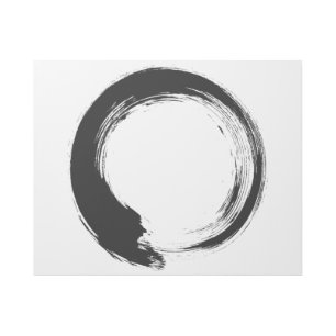 Enso Zen Circle Gallery Wrap