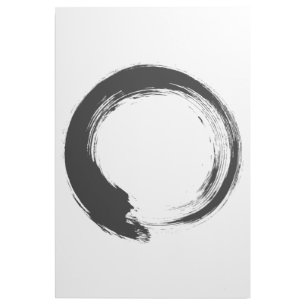 Enso Zen Circle Gallery Wrap