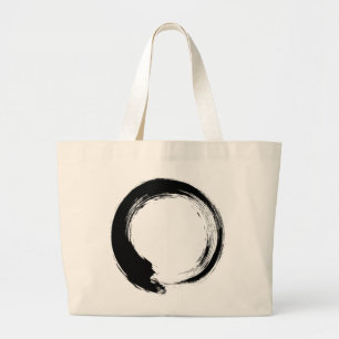 Enso Zen Circle Large Tote Bag