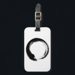 Enso Zen Circle Luggage Tag<br><div class="desc">Zen Spirit & Enso, Zen Circles. Enso is a Japanese word meaning "circle" and a concept strongly associated with Zen. It symbolizes the Absolute, enlightenment, strength, elegance, the Universe, and the void; it can also symbolize the Japanese aesthetic itself.</div>