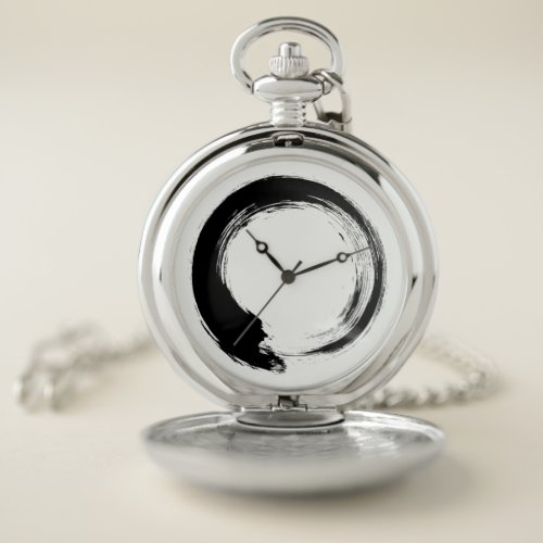 Enso Zen Circle Pocket Watch