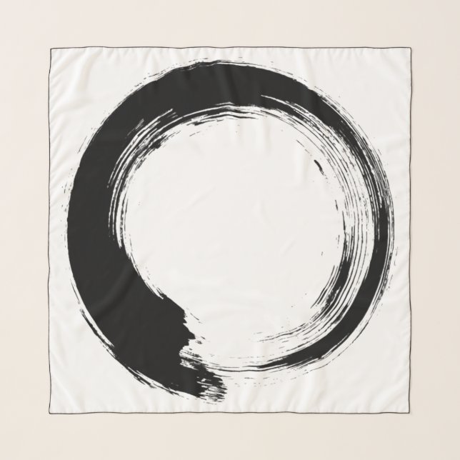 Enso Zen Circle Scarf (Front)