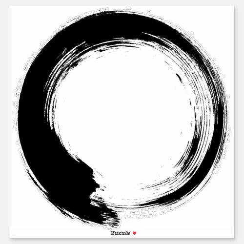 Enso Zen Circle Sticker