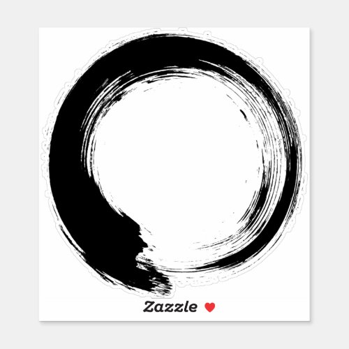 Enso Zen Circle Sticker