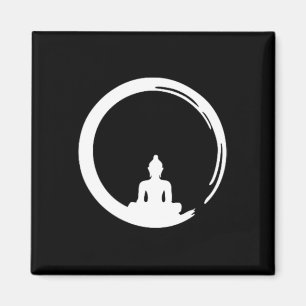 Enso, Zen, Circle, Symbol Buddhism Buddha Meditati Magnet