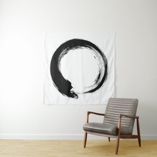 Enso Zen Circle Tapestry