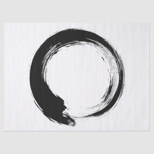 Enso Zen Circle Tissue Paper (Front)