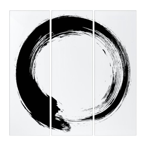 Enso Zen Circle Triptych