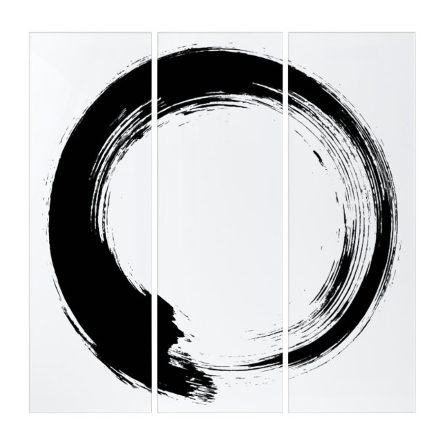 Enso Zen Circle Triptych (Front)
