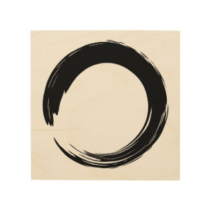 Enso Zen Circle Wood Wall Art