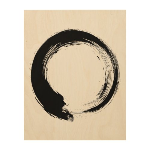 Enso Zen Circle Wood Wall Art