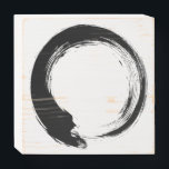 Enso Zen Circle Wooden Box Sign<br><div class="desc">Zen Spirit & Enso,  Zen Circles. Enso is a Japanese word meaning "circle" and a concept strongly associated with Zen. It symbolizes the Absolute,  enlightenment,  strength,  elegance,  the Universe,  and the void; it can also symbolize the Japanese aesthetic itself.</div>