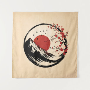 Enso Zen: Dawn's Tranquility Tapestry