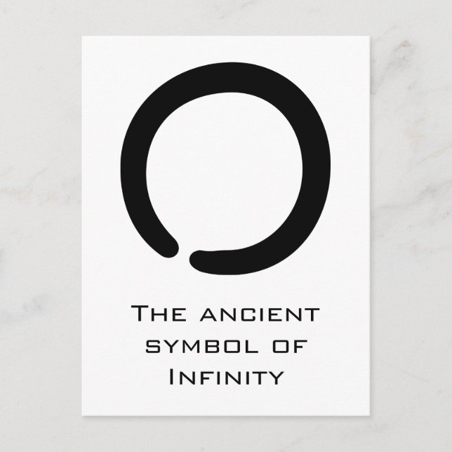 Enso Zen Symbol Postcard (Front)