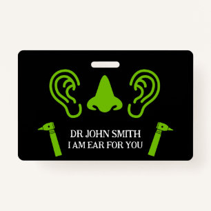 ENT Otolaryngology Otorhinolaryngologist    Badge