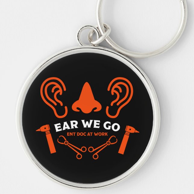 ENT Otolaryngology Otorhinolaryngologist    Keychain (Front)