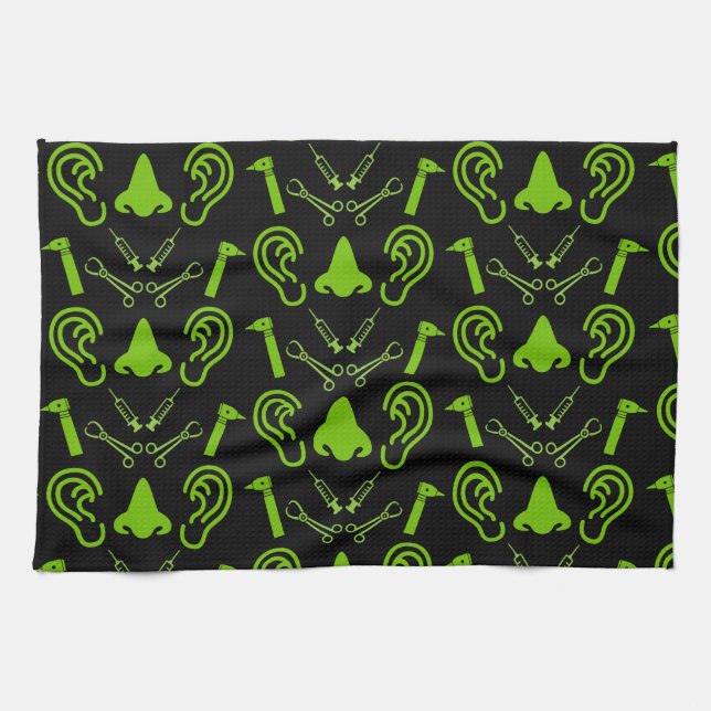 ENT Otolaryngology Otorhinolaryngologist    Kitchen Towel (Horizontal)