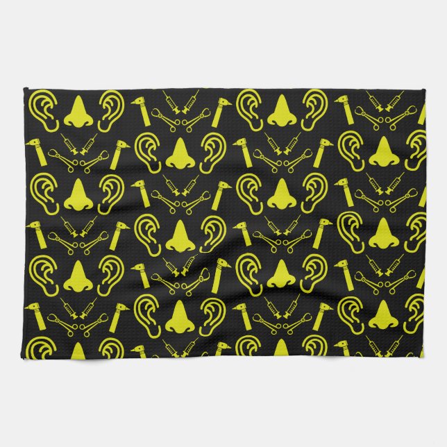 ENT Otolaryngology Otorhinolaryngologist    Kitchen Towel (Horizontal)