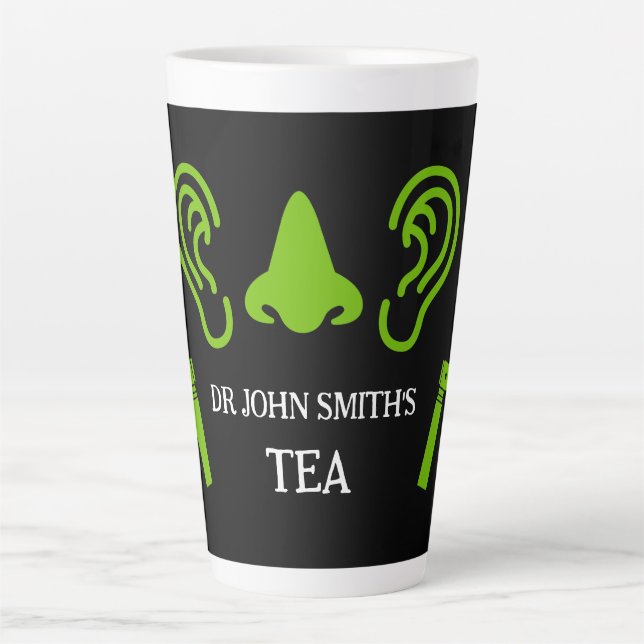 ENT Otolaryngology Otorhinolaryngologist    Latte Mug (Front)