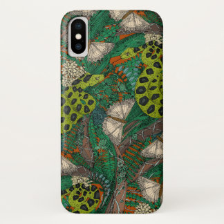 entangled forest rust iPhone x case