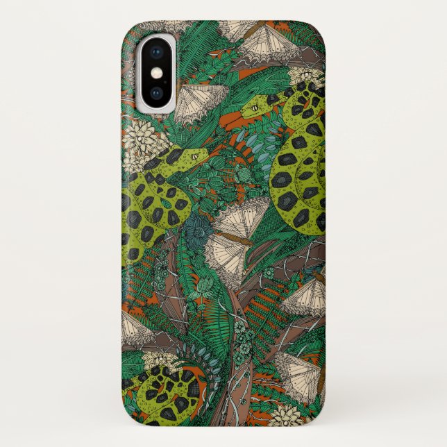 entangled forest rust Case-Mate iPhone case (Back)