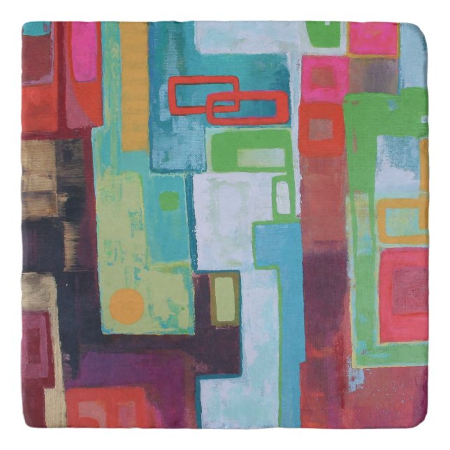 Entangled Marble Trivet (Front)