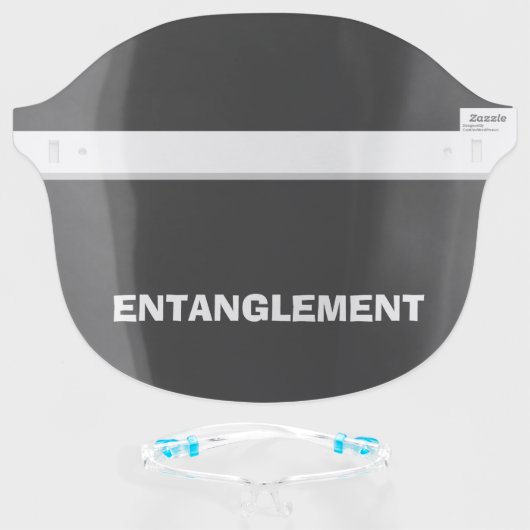 Entanglement Face Shield (Front w/Glasses)
