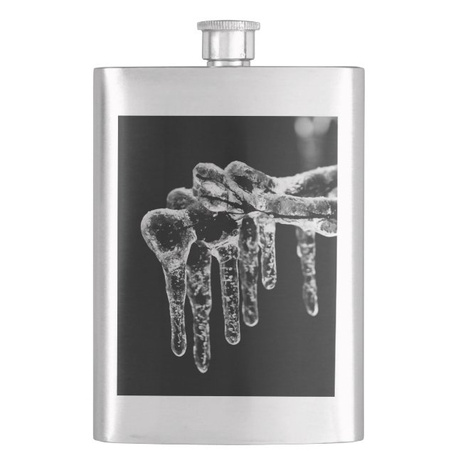 enter icy winter flask (Front)