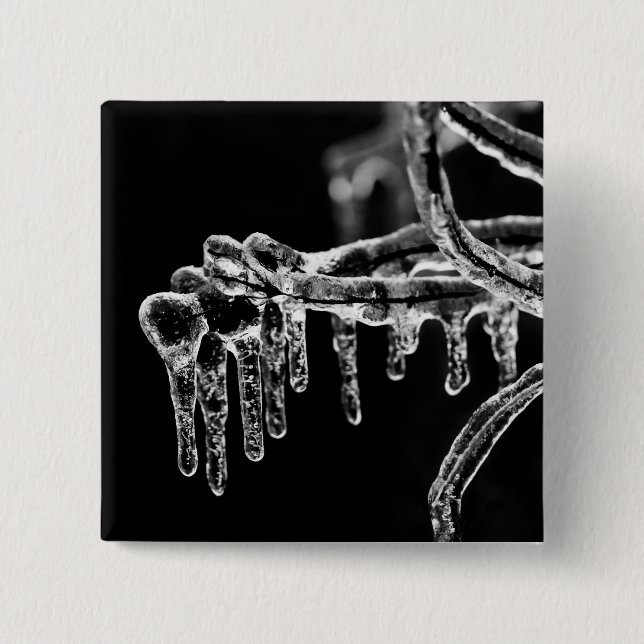 enter icy winter pinback button (Front)
