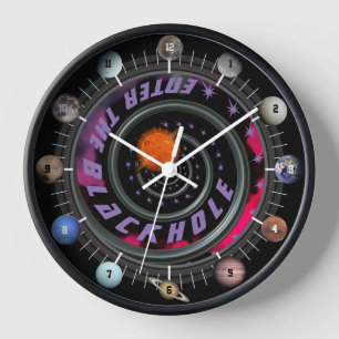 Enter The Black Hole Solar System Clock