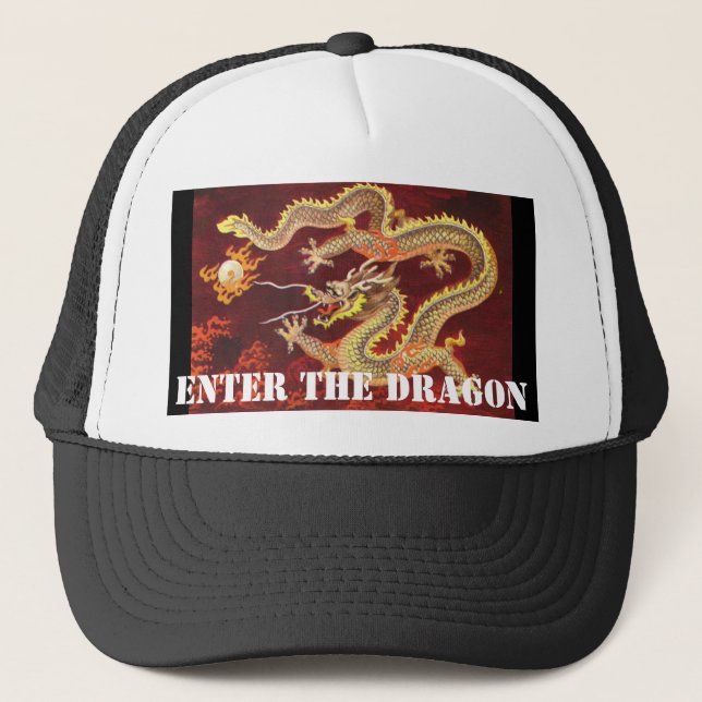 Enter the Dragon Chinese Dragon Baseball Hat (Front)