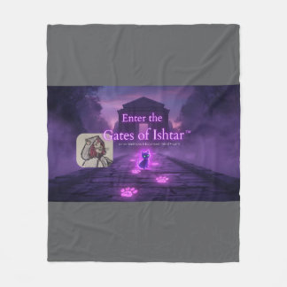 Enter the Gates of Ishtar  Fleece Blanket