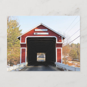Enter the Slate Covered Bridge Postcard