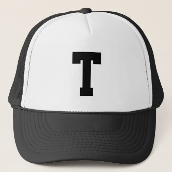 Enter Your Own Text/initials Trucker Hat by Crosier at Zazzle