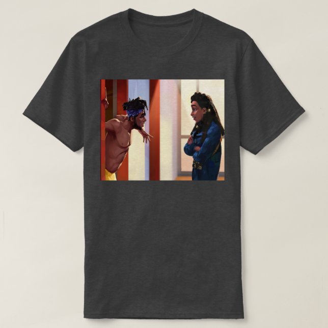 Entergalactic Jabari and Meadow T-Shirt (Design Front)