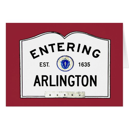Entering Arlington Cards (Front Horizontal)