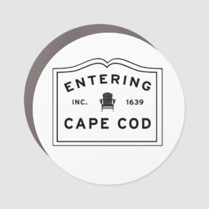 Entering Cape Cod Car Magnet