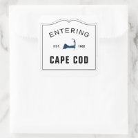 Entering Cape Cod Massachusetts Sign Wedding Favor