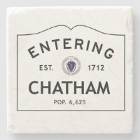 Entering Chatham Marble Coaster Stone Coaster