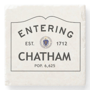 Entering Chatham Marble Coaster Stone Coaster
