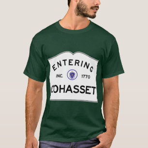 Entering Cohasset Massachusetts Commonwealth of Ma T-Shirt