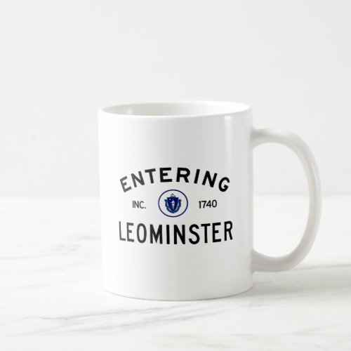 Entering Leominster Coffee Mug