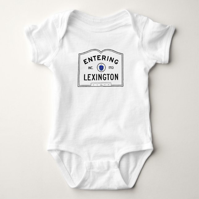 Entering Lexington Baby Bodysuit (Front)