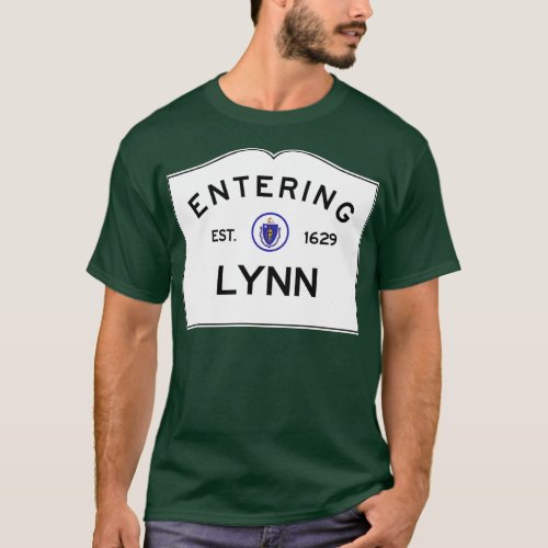 Entering Lynn Massachusetts Commonwealth of Massac T_Shirt