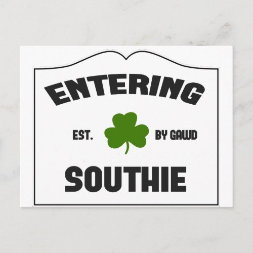 Entering Southie Postcard