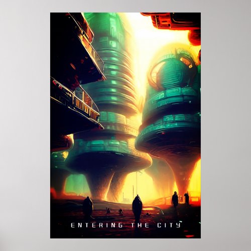 Entering the City Poster