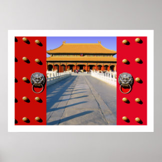 Entering the Inner Court of the Forbidden City Poster
